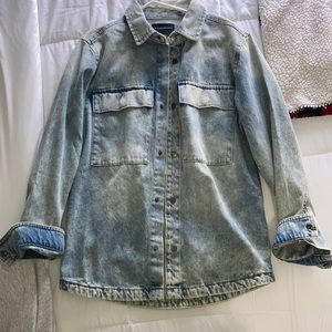 Oversized denim jacket